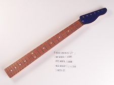 LUTHIER SPECIAL - XGP TE RW Neck 22 Stainless Frets, Ball Ends, Blue Big Flake Metal Cap